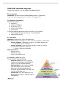 Samenvatting Handbook organisation & management deel 2 (IBS, year 1, quarter 4)