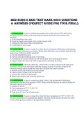 Med-Surg II HESI Test Bank 2023 QUESTION  & ANSWERS (perfect guide for your FINAL).
