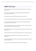 NERC RC Exam 2023 with 100&percnt; correct answers