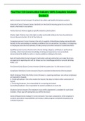 Final Test 510 Construction Industry 100&percnt; Complete Solutions Graded A