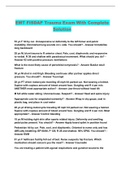 EMT FISDAP Bundled Exams With Complete Questions And Answers Graded A&plus;