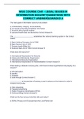 WGU COURSE C841 - LEGAL ISSUES IN INFORMATION SECURITY&vert;QUESTIONS WITH CORRECT ANSWERS&vert;GRADED 