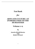 Arts and Culture An Introduction to the Humanities, Combined Volume, 4e Janetta Rebold Benton Robert J. DiYanni (Test Bank)