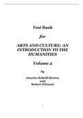 Arts and Culture An Introduction to the Humanities, Volume 2, 4e Janetta Rebold Benton Robert J. DiYanni (Test Bank)