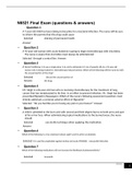 N6521 Final Exam &lpar;questions & answers&rpar;