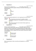 HSA 546 Final Exam Part 2 and 1 - Latest Complete Answers all correct&comma; A&plus; Guide