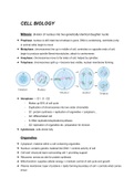 Cellular Biology (IB Bio SL)