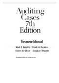Auditing Cases An Interactive Learning Approach 7e Mark Beasley, Frank  Buckless, Steven  Glover, Douglas Prawitt (Solution Manual)