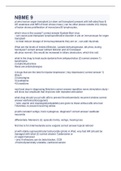 NBME 9 exam questions with correct answers 