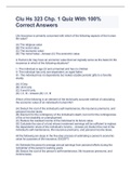 Clu Hs 323 Chp&period; 1 Quiz With 100&percnt; Correct Answers