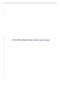 CES 4130/Collateral Duty Safety Course Exam