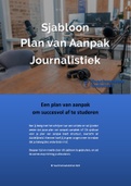 Plan van aanpak: Journalistiek | Sjabloon & Voorbeeld | Template