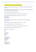 ATLS test exam &lpar;A&plus; Graded already&rpar;