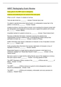 ARRT Radiography Exam Review