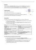 AQA A level Biology receptors summary sheet