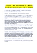 Chapter 1&colon; An Introduction to Taxation  and Understanding the Federal Tax Law