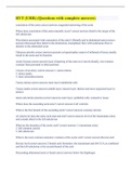 RVT &lpar;URR&rpar; &lpar;Questions with complete answers&rpar;