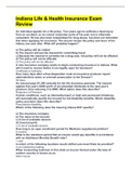 Indiana Life & Health Insurance Exam Review