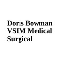 (RNSG 1261) Doris Bowman VSIM Medical Surgical Nursing