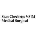 RNSG 1261: Stan Checketts VSIM | Medical Surgical Nursing