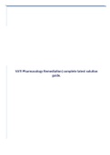 VATI Pharmacology Remediation|complete latest solution guide.