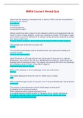 RNFA EXAM PACKAGE &lpar;COMPLETE SOLUTIONS&rpar;