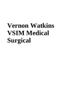 RNSG 1261; Vernon Watkins VSIM Medical Surgical Nursing (2023)