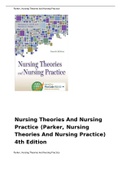 Nursing Theories And Nursing Practice 