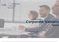 LBS - Corporate Valuation - Session 2
