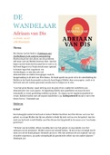Boekverslag Nederlands  De Wandelaar, ISBN: 9789059659124