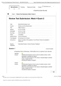 Week 4 Exam 2 - SOC205012VA016 Review Test Submission
