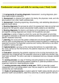 Fundamental Concepts in Nursing NUR 352 Exam 2 Study Guide 2023.