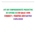 Ati Exit Exam Rn Comprehensive Predictor (Completed Past Paper) V2