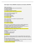 CNA Chapter 3 Exam &lpar;GRADED A&rpar; Questions and Answers &lpar;100&percnt; VERIFIED&rpar;&rpar;