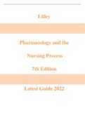 Lilley Pharmacology and the Nursing Process 7th Edition 2022 latest update