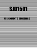 SJD1501 Assignment 5 Semester 2 2023