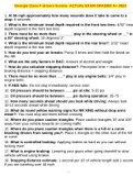 Georgia Class F drivers license ACTUAL EXAM GRADED A&plus; 2023