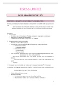 Samenvatting Fiscaal Recht