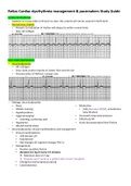 Relias Cardiac dysrhythmia management & pacemakers Study Guide, Relias Medical Solutions; Clinical Results - Dysrhythmia Basic A, Relias Learning Nursing Exam 2023 with Complete Solution, Medical-Surgical RN A Prophecy Relias Exam Verified Answers 2022 & 