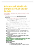 Advanced Medical-Surgical HESI Study Guide