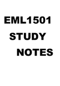 EML1501 Study Notes