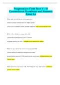 Progression&colon; Field Tech V - VI Conventional Questions and Answers Rated A&plus;