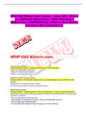 NRNP 6560 Midterm Exam (Version-1, Latest-2023, 100 Q & A) / NRNP6560 Midterm Exam / NRNP 6560 Week 6 Midterm Exam / NRNP6560 Week 6 Midterm Exam: Walden University | 100% Verified Q & A |