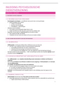 Toegepaste Psychologie - Samenvattingen 1ste jaar - 2de semester 