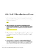 NR 601 Week 4 Midterm Questions and Answers.
