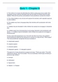 Quiz 1 - Chapter 6