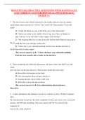 HESI EXIT 2023 PRACTICE QUESTIONS WITH RATIONALES AND CORRECT ANSWERS|PHYSICAL PHYSCHOLOGY| GRADE A+