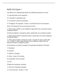 NATE A&sol;C Exam 1 Questions And Answers