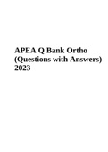 APEA Q Bank (Questions with Answers) 2023