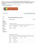 Shadow Health &vert;Focused Exam&colon; Hypertension and Type 2 Diabetes &vert; Completed &vert; Shadow Health